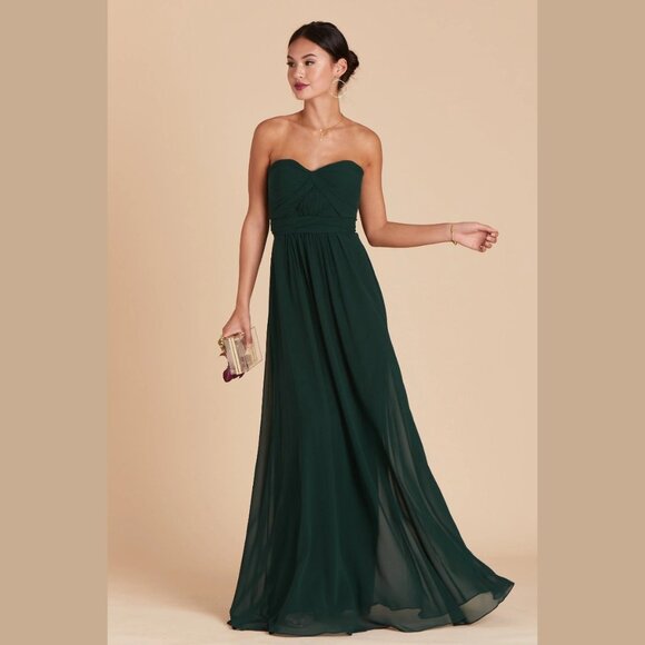Birdy Grey Grace Convertible Emerald Bridesmaid Dress - Picture 1 of 6
